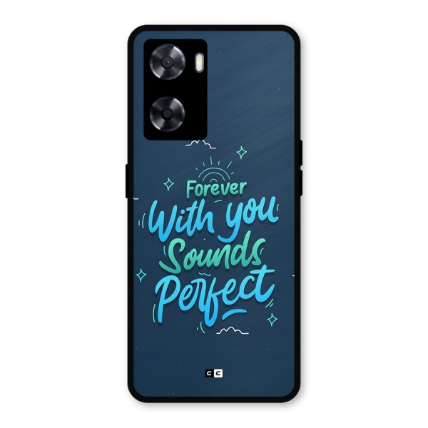 Sounds Perfect Metal Back Case for Oppo A77