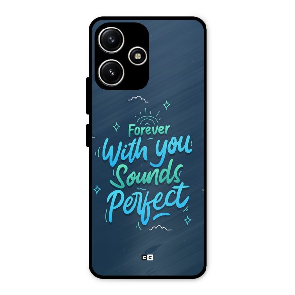 Sounds Perfect Metal Back Case for Poco M6 Pro