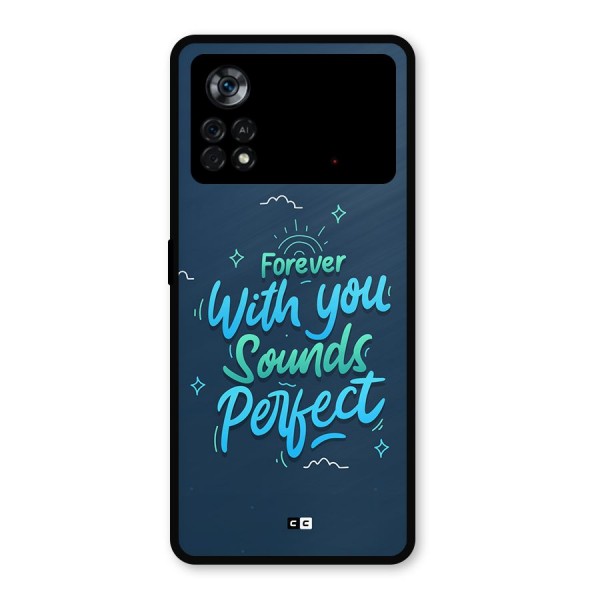 Sounds Perfect Metal Back Case for Poco X4 Pro 5G