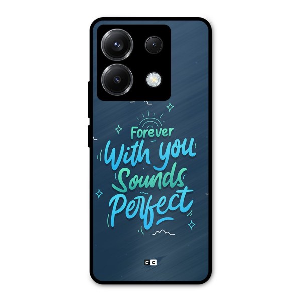 Sounds Perfect Metal Back Case for Poco X6