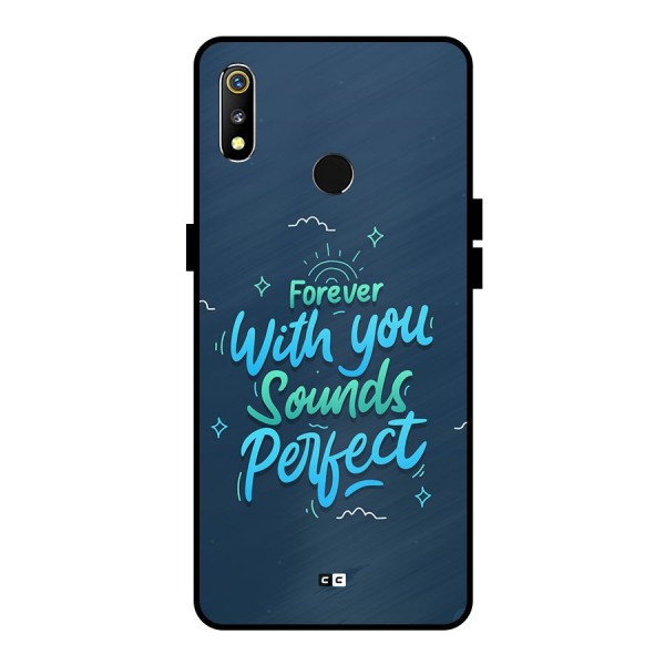 Sounds Perfect Metal Back Case for Realme 3i
