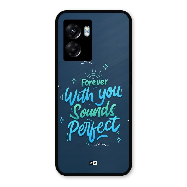 Sounds Perfect Metal Back Case for Realme Narzo 50 5G