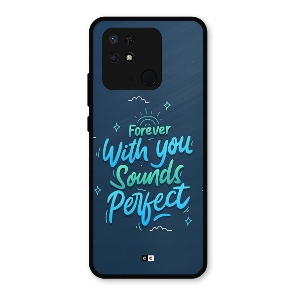Sounds Perfect Metal Back Case for Redmi 10 Power