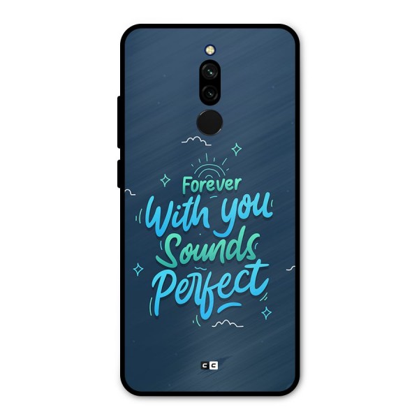 Sounds Perfect Metal Back Case for Redmi 8