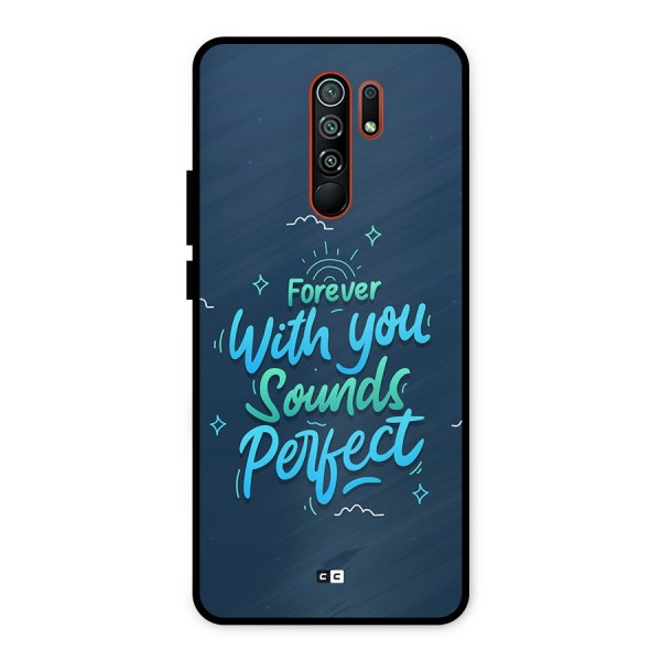 Sounds Perfect Metal Back Case for Redmi 9 Prime