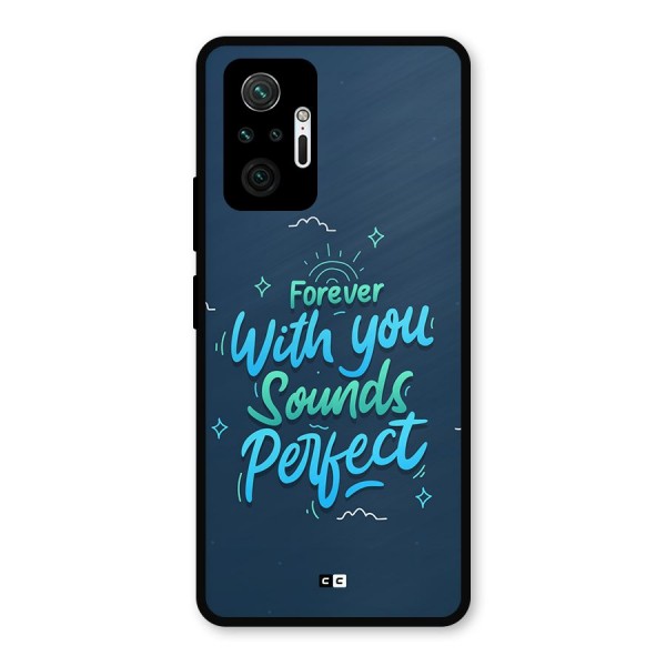 Sounds Perfect Metal Back Case for Redmi Note 10 Pro Max