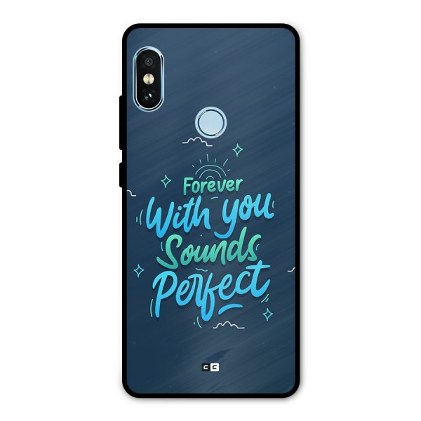 Sounds Perfect Metal Back Case for Redmi Note 5 Pro
