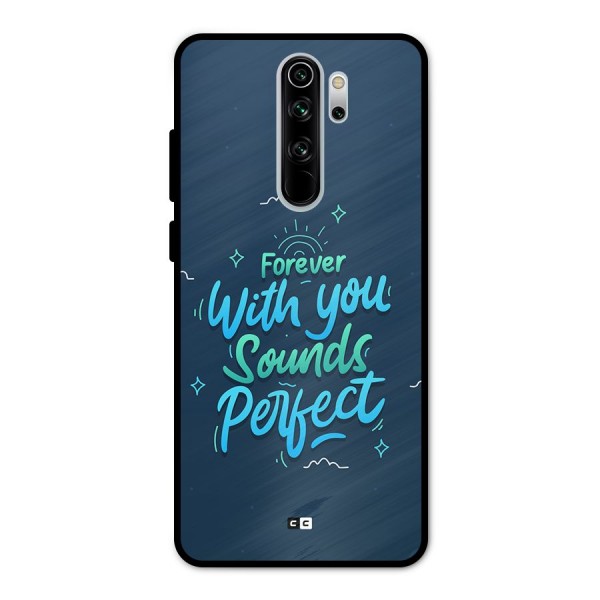 Sounds Perfect Metal Back Case for Redmi Note 8 Pro
