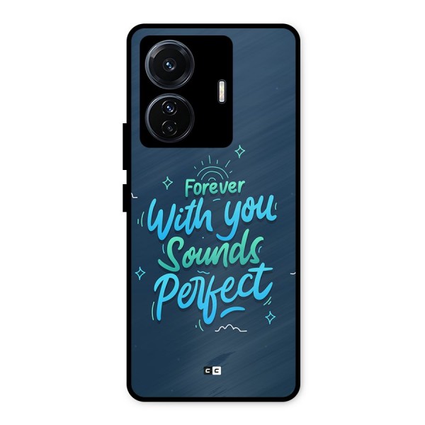 Sounds Perfect Metal Back Case for Vivo T1 Pro