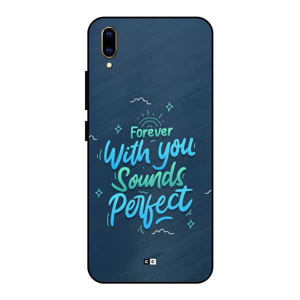 Sounds Perfect Metal Back Case for Vivo V11 Pro