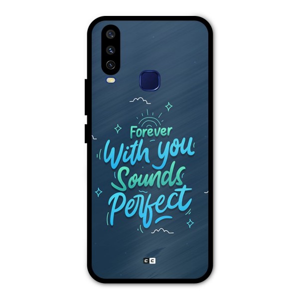 Sounds Perfect Metal Back Case for Vivo Y15