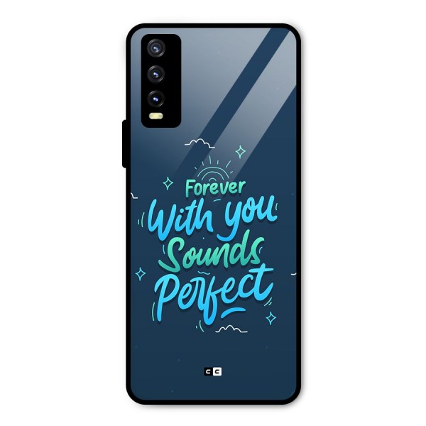 Sounds Perfect Metal Back Case for Vivo Y20 2021