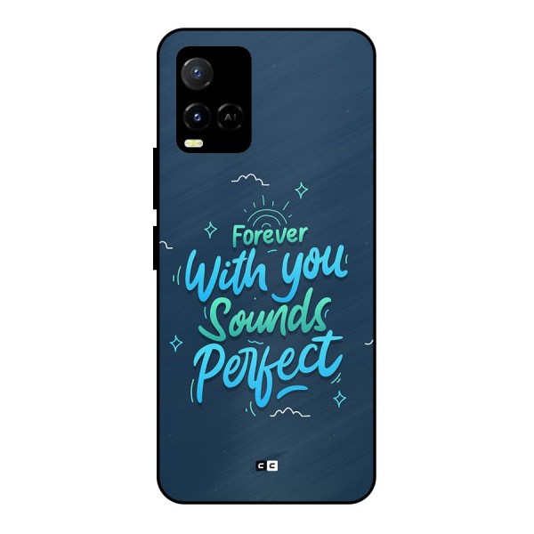 Sounds Perfect Metal Back Case for Vivo Y21T