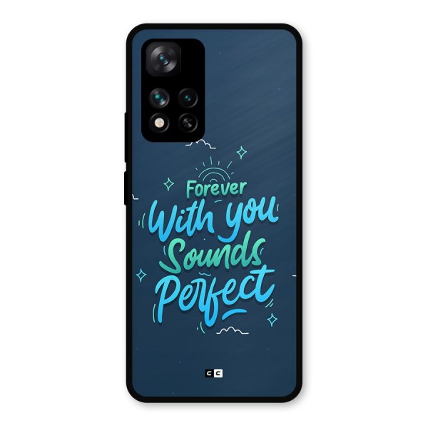Sounds Perfect Metal Back Case for Xiaomi 11i Hypercharge 5G