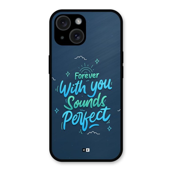 Sounds Perfect Metal Back Case for iPhone 15