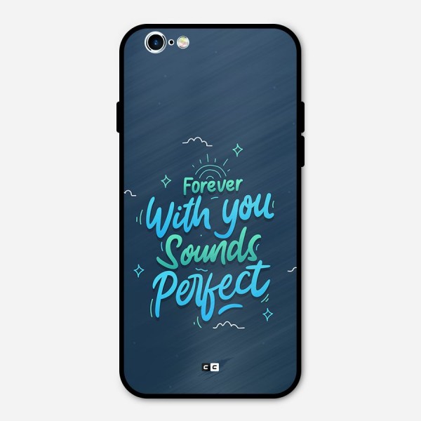 Sounds Perfect Metal Back Case for iPhone 6 6s