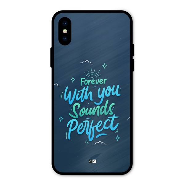 Sounds Perfect Metal Back Case for iPhone X