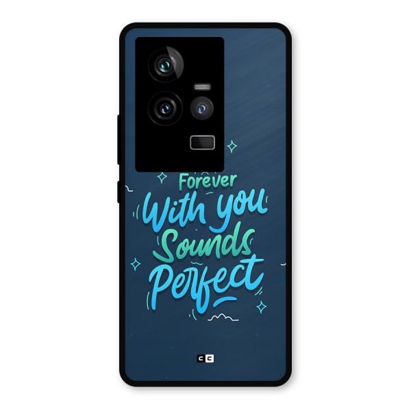 Sounds Perfect Metal Back Case for iQOO 11 5G