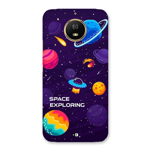 Space Exploring Back Case for Moto G5s