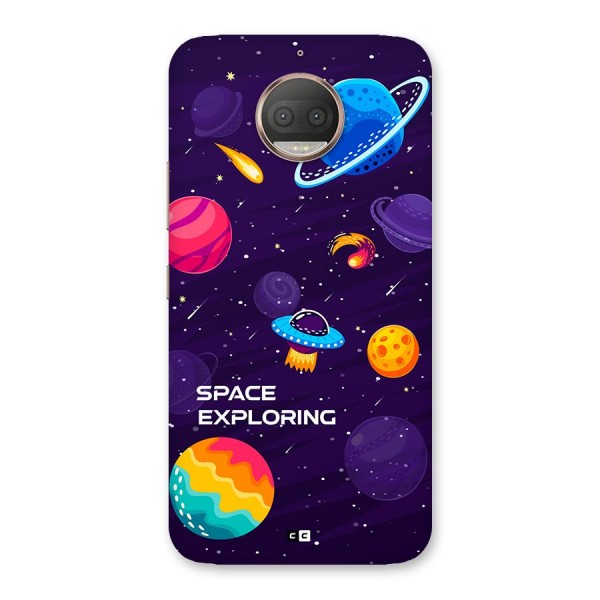 Space Exploring Back Case for Moto G5s Plus