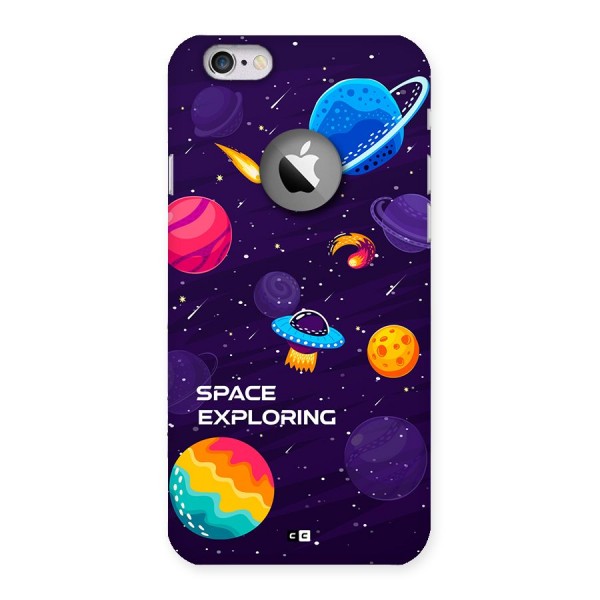 Space Exploring Back Case for iPhone 6 Logo Cut