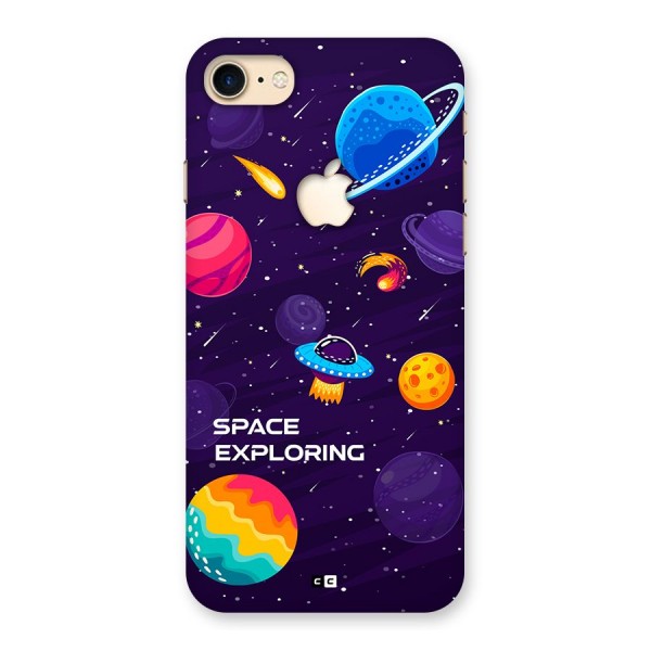 Space Exploring Back Case for iPhone 7 Apple Cut