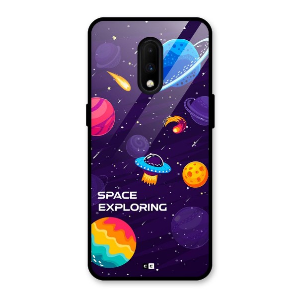 Space Exploring Glass Back Case for OnePlus 7