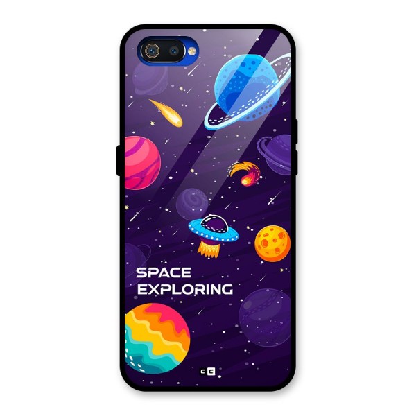 Space Exploring Glass Back Case for Realme C2