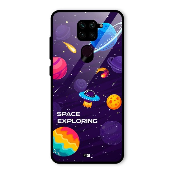 Space Exploring Glass Back Case for Redmi Note 9