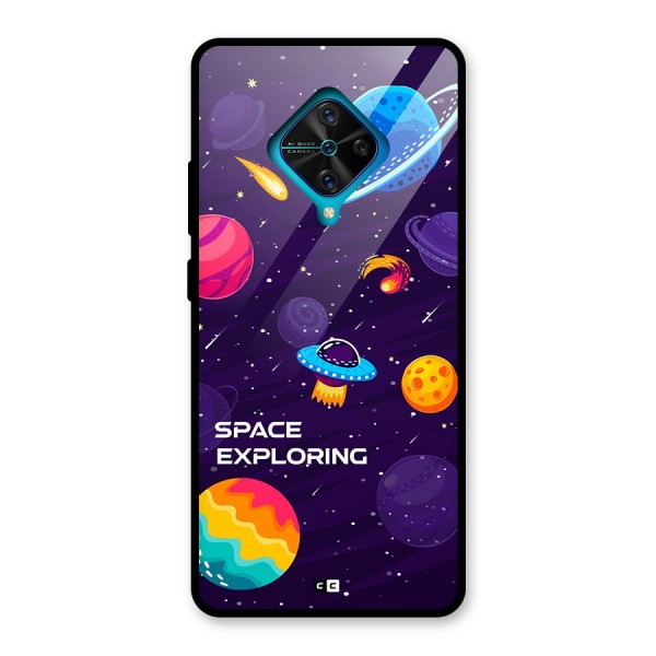 Space Exploring Glass Back Case for Vivo S1 Pro