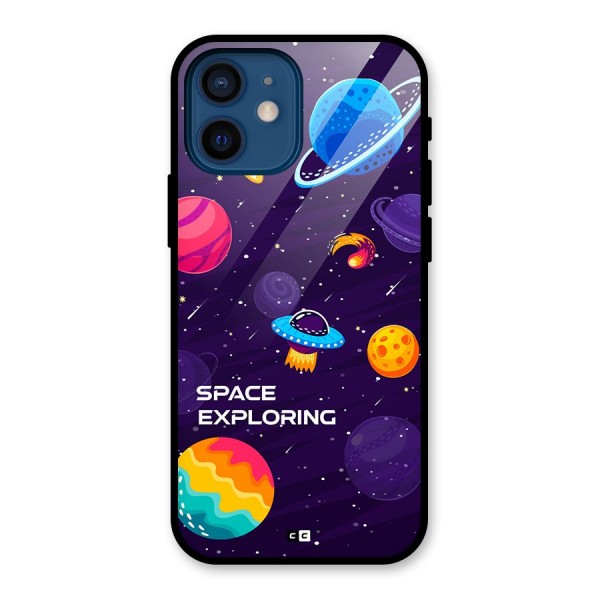 Space Exploring Glass Back Case for iPhone 12 Mini