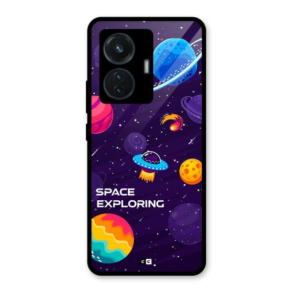 Space Exploring Glass Back Case for iQOO Z6 44W
