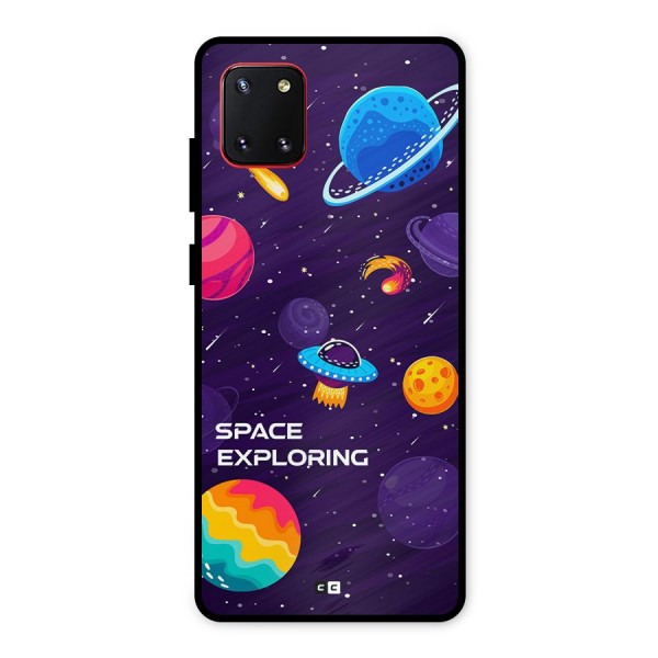 Space Exploring Metal Back Case for Galaxy Note 10 Lite