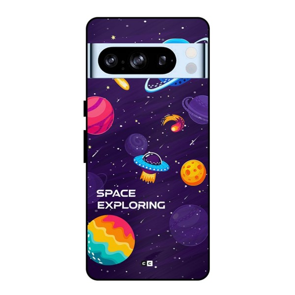 Space Exploring Metal Back Case for Google Pixel 8 Pro
