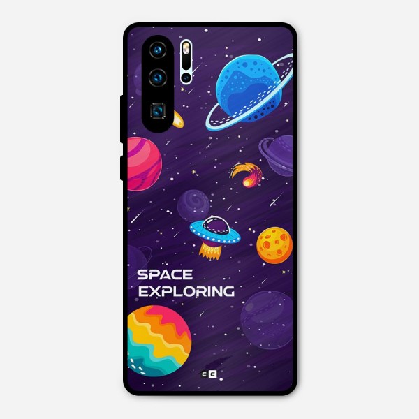 Space Exploring Metal Back Case for Huawei P30 Pro