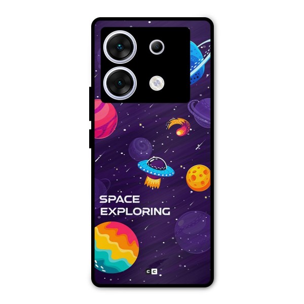 Space Exploring Metal Back Case for Infinix Zero 30 5G