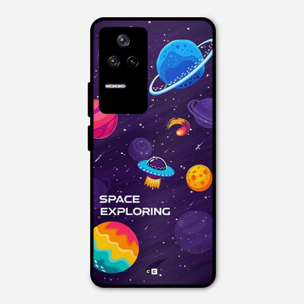 Space Exploring Metal Back Case for Poco F4 5G