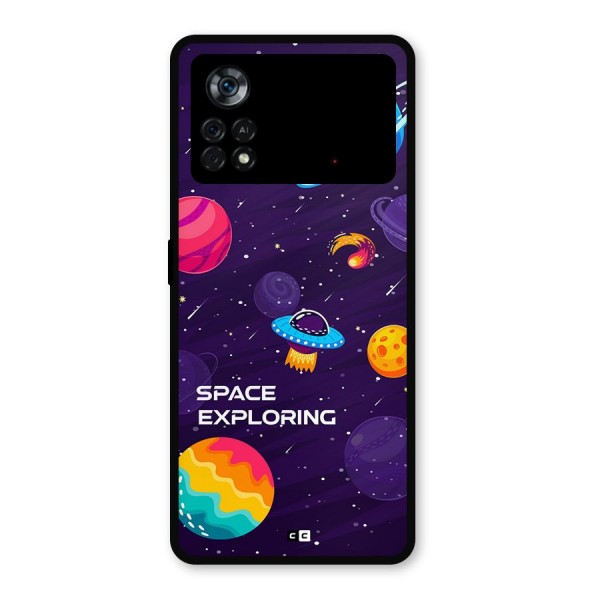 Space Exploring Metal Back Case for Poco X4 Pro 5G