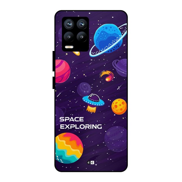 Space Exploring Metal Back Case for Realme 8 Pro