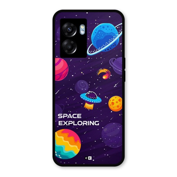 Space Exploring Metal Back Case for Realme Narzo 50 5G
