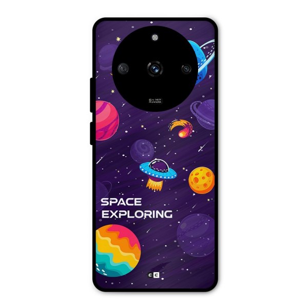 Space Exploring Metal Back Case for Realme Narzo 60 5G
