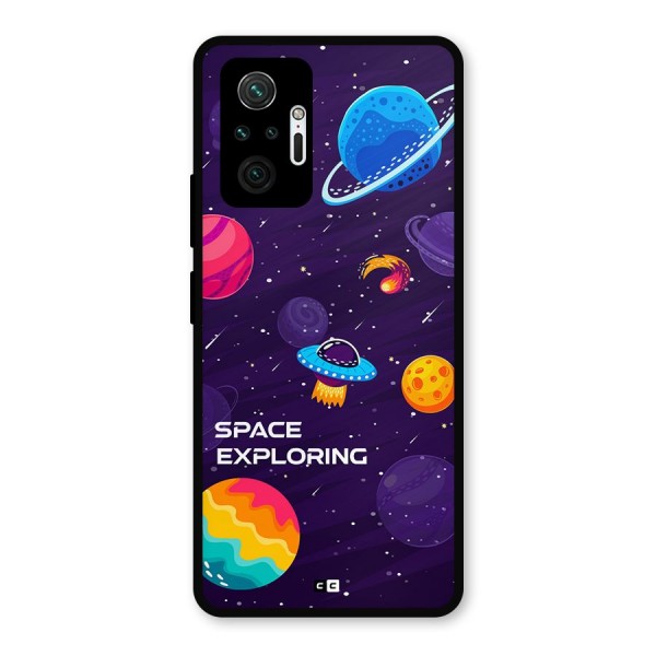 Space Exploring Metal Back Case for Redmi Note 10 Pro