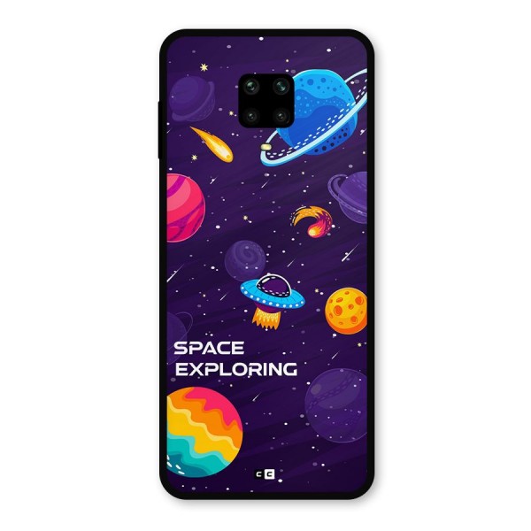 Space Exploring Metal Back Case for Redmi Note 9 Pro Max