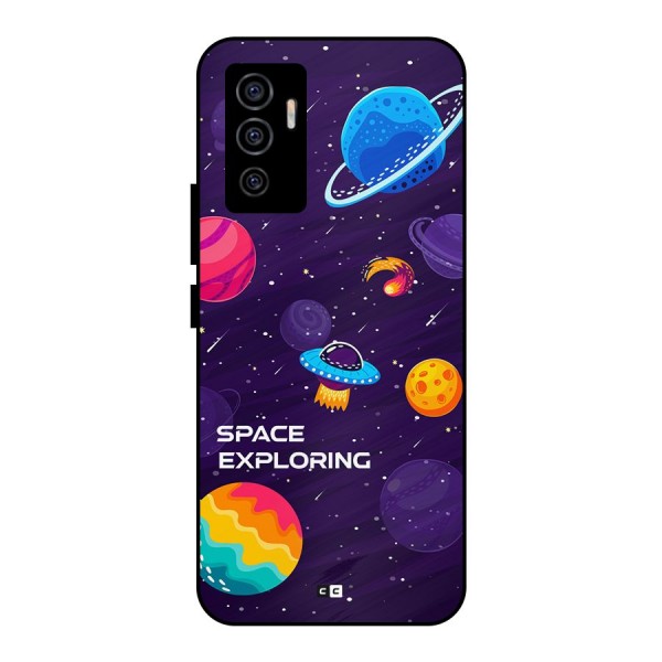 Space Exploring Metal Back Case for Vivo V23e