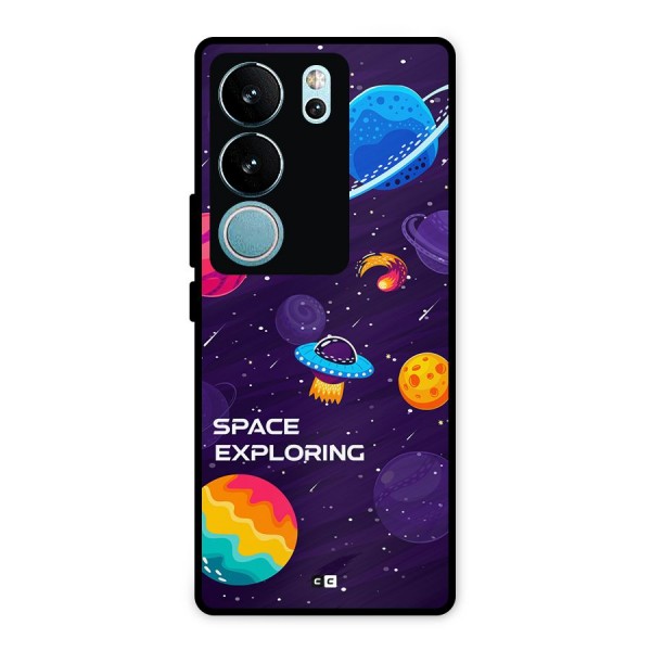 Space Exploring Metal Back Case for Vivo V29