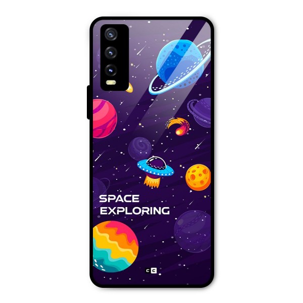 Space Exploring Metal Back Case for Vivo Y20i