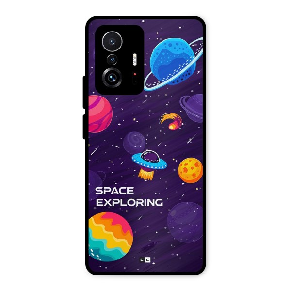 Space Exploring Metal Back Case for Xiaomi 11T Pro
