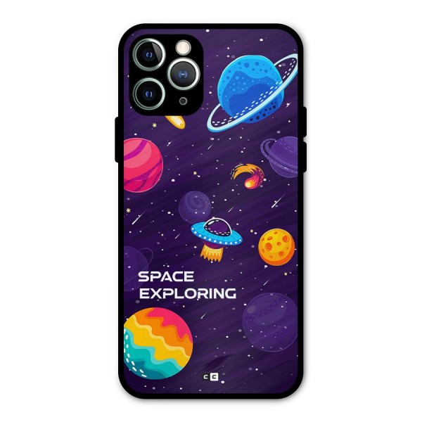 Space Exploring Metal Back Case for iPhone 11 Pro Max