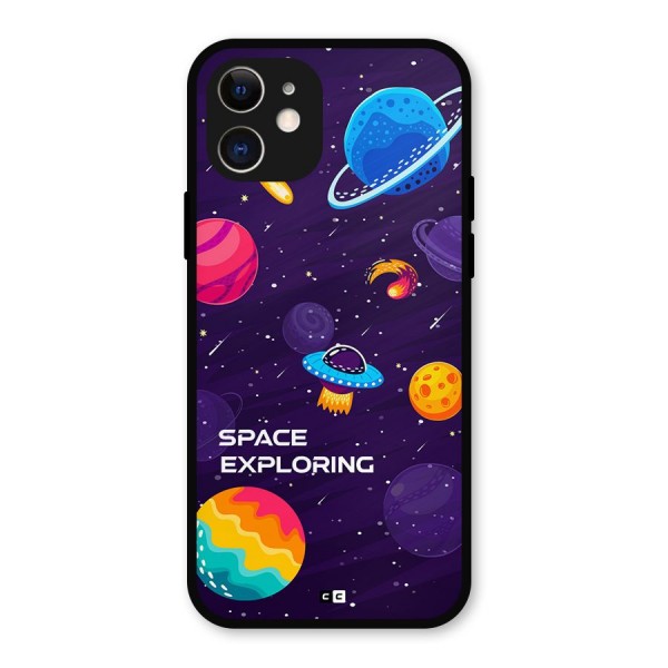 Space Exploring Metal Back Case for iPhone 12