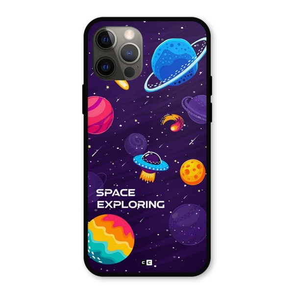 Space Exploring Metal Back Case for iPhone 12 Pro